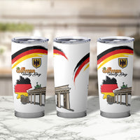 German Unity Day Tumbler Cup Deutschland-Brandenburg Gate with Map