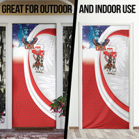 Polish American Heritage Month Door Cover Winged Hussar with USA Bald Eagle