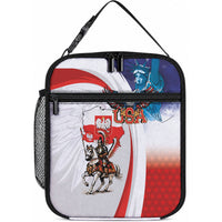 Polish American Heritage Month Lunch Bag Winged Hussar with USA Bald Eagle
