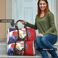Filipino American History Month Travel Bag USA with Elements of Philippines Design