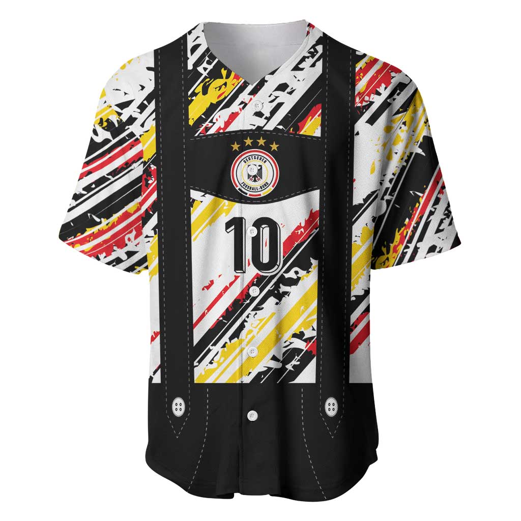Custom German Football Baseball Jersey Die Mannschaft-Lederhosen Costume Style - Wonder Print Shop