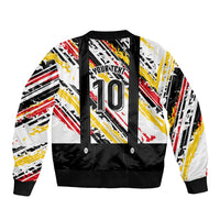 Custom German Football Bomber Jacket Die Mannschaft-Lederhosen Costume Style - Wonder Print Shop