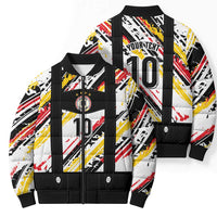 Custom German Football Bomber Puffer Jacket Die Mannschaft-Lederhosen Costume Style - Wonder Print Shop