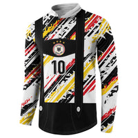 Custom German Football Button Sweatshirt Die Mannschaft-Lederhosen Costume Style - Wonder Print Shop