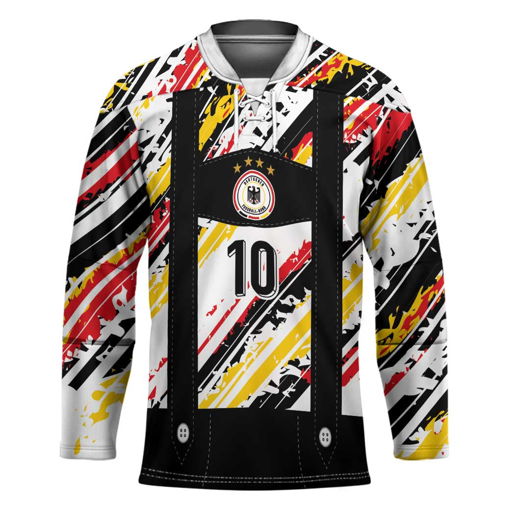 Custom German Football Hockey Jersey Die Mannschaft-Lederhosen Costume Style - Wonder Print Shop