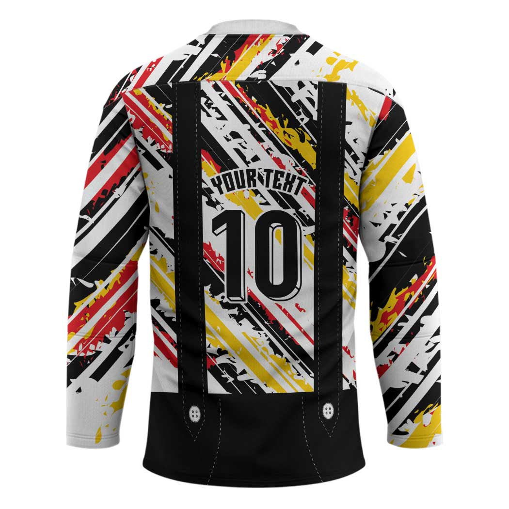 Custom German Football Hockey Jersey Die Mannschaft-Lederhosen Costume Style - Wonder Print Shop