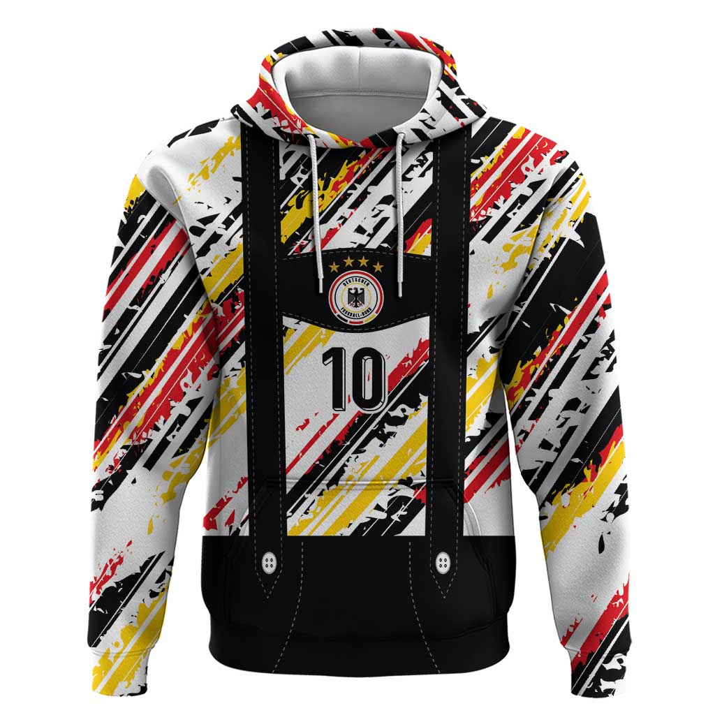 Custom German Football Hoodie Die Mannschaft-Lederhosen Costume Style - Wonder Print Shop