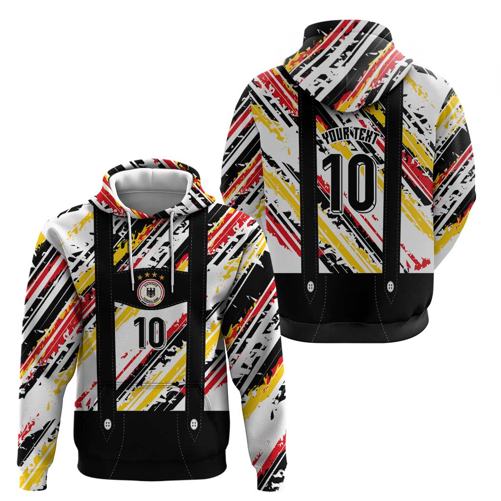 Custom German Football Hoodie Die Mannschaft-Lederhosen Costume Style - Wonder Print Shop