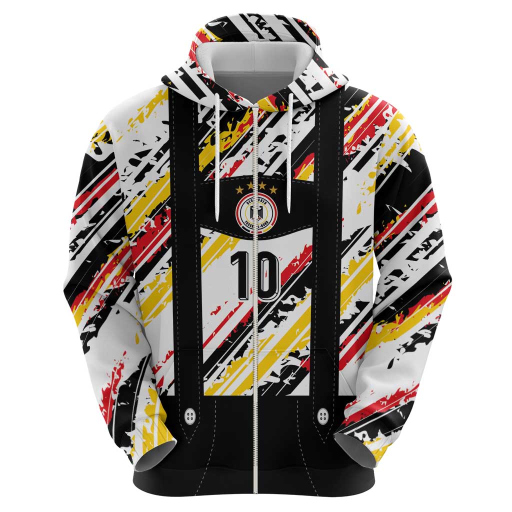 Custom German Football Hoodie Die Mannschaft-Lederhosen Costume Style - Wonder Print Shop