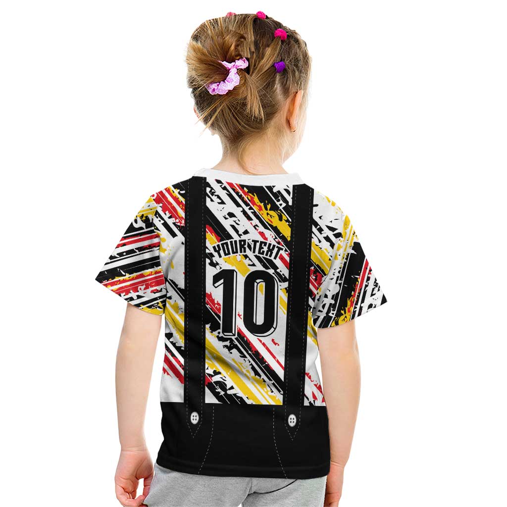 Custom German Football Kid T Shirt Die Mannschaft-Lederhosen Costume Style - Wonder Print Shop