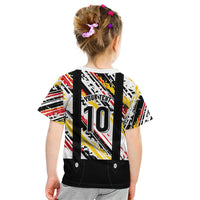 Custom German Football Kid T Shirt Die Mannschaft-Lederhosen Costume Style - Wonder Print Shop