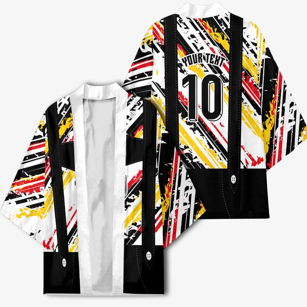 Custom German Football Kimono Die Mannschaft-Lederhosen Costume Style - Wonder Print Shop