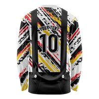 Custom German Football Long Sleeve Shirt Die Mannschaft-Lederhosen Costume Style - Wonder Print Shop