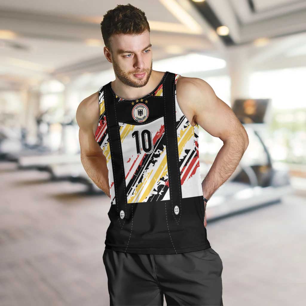 Custom German Football Men Tank Top Die Mannschaft-Lederhosen Costume Style - Wonder Print Shop