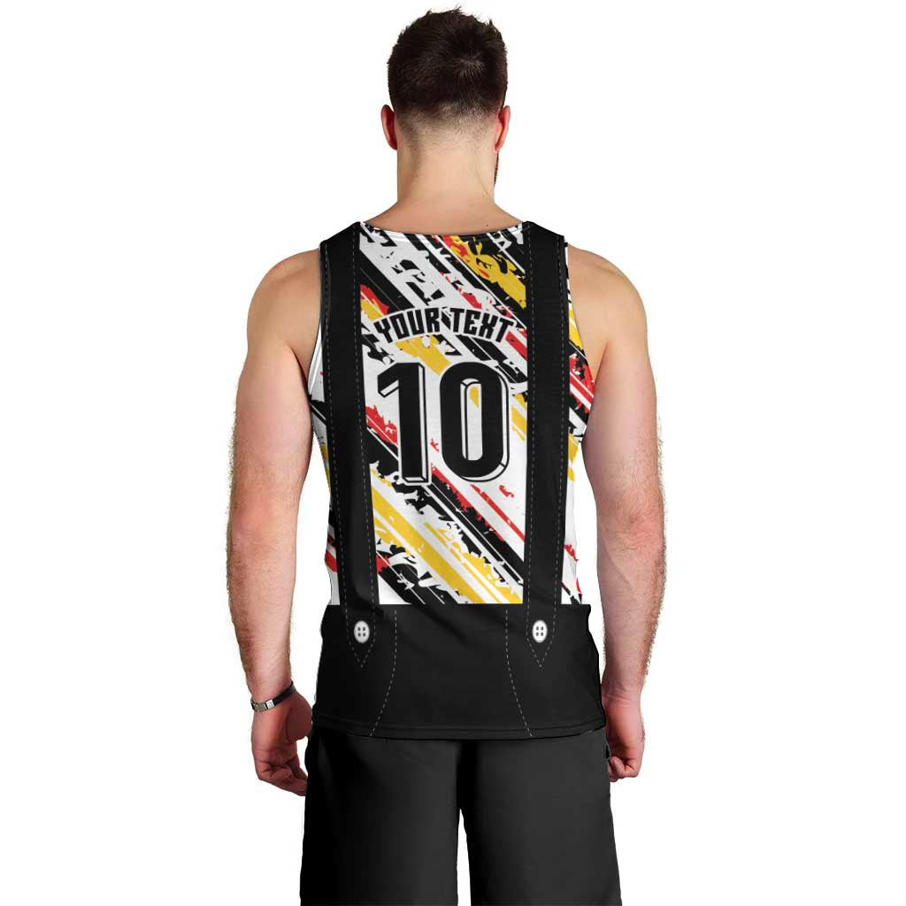 Custom German Football Men Tank Top Die Mannschaft-Lederhosen Costume Style - Wonder Print Shop