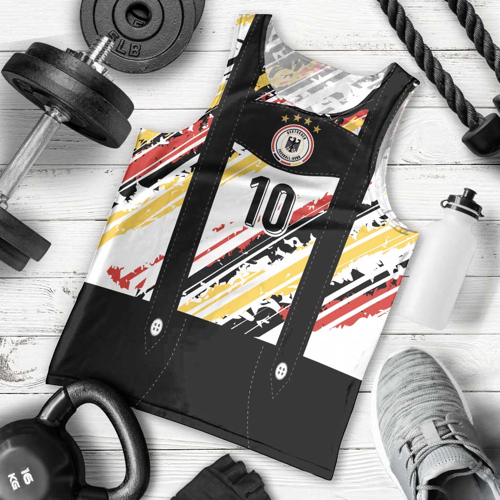 Custom German Football Men Tank Top Die Mannschaft-Lederhosen Costume Style - Wonder Print Shop