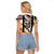 Custom German Football Raglan Cropped T Shirt Die Mannschaft-Lederhosen Costume Style - Wonder Print Shop