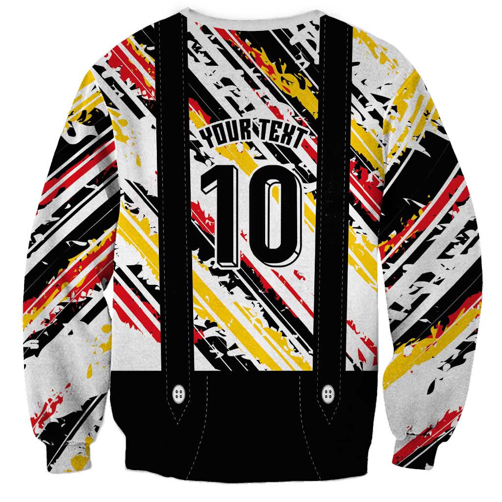 Custom German Football Sweatshirt Die Mannschaft-Lederhosen Costume Style - Wonder Print Shop