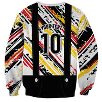 Custom German Football Sweatshirt Die Mannschaft-Lederhosen Costume Style - Wonder Print Shop