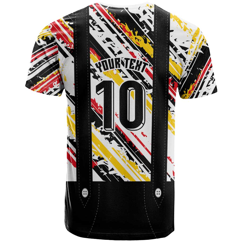 Custom German Football T Shirt Die Mannschaft-Lederhosen Costume Style - Wonder Print Shop
