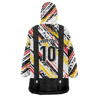 Custom German Football Wearable Blanket Hoodie Die Mannschaft-Lederhosen Costume Style - Wonder Print Shop
