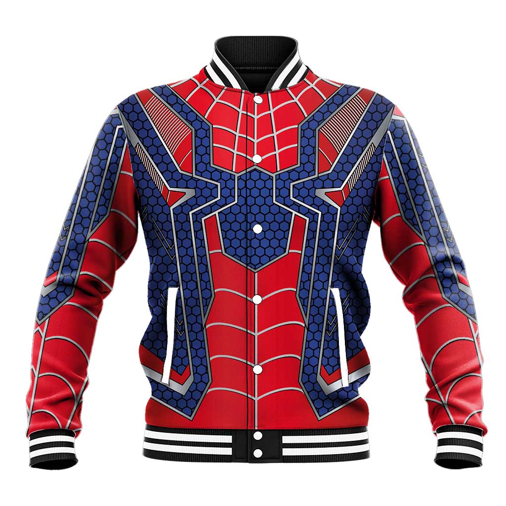Custom Spider Hero Costume Baseball Jacket - Wonder Print Shop