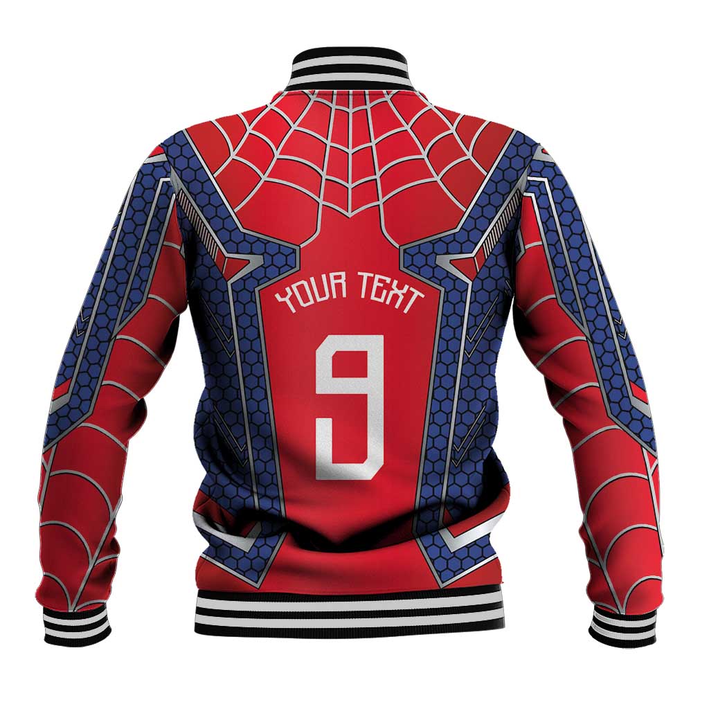 Custom Spider Hero Costume Baseball Jacket - Wonder Print Shop