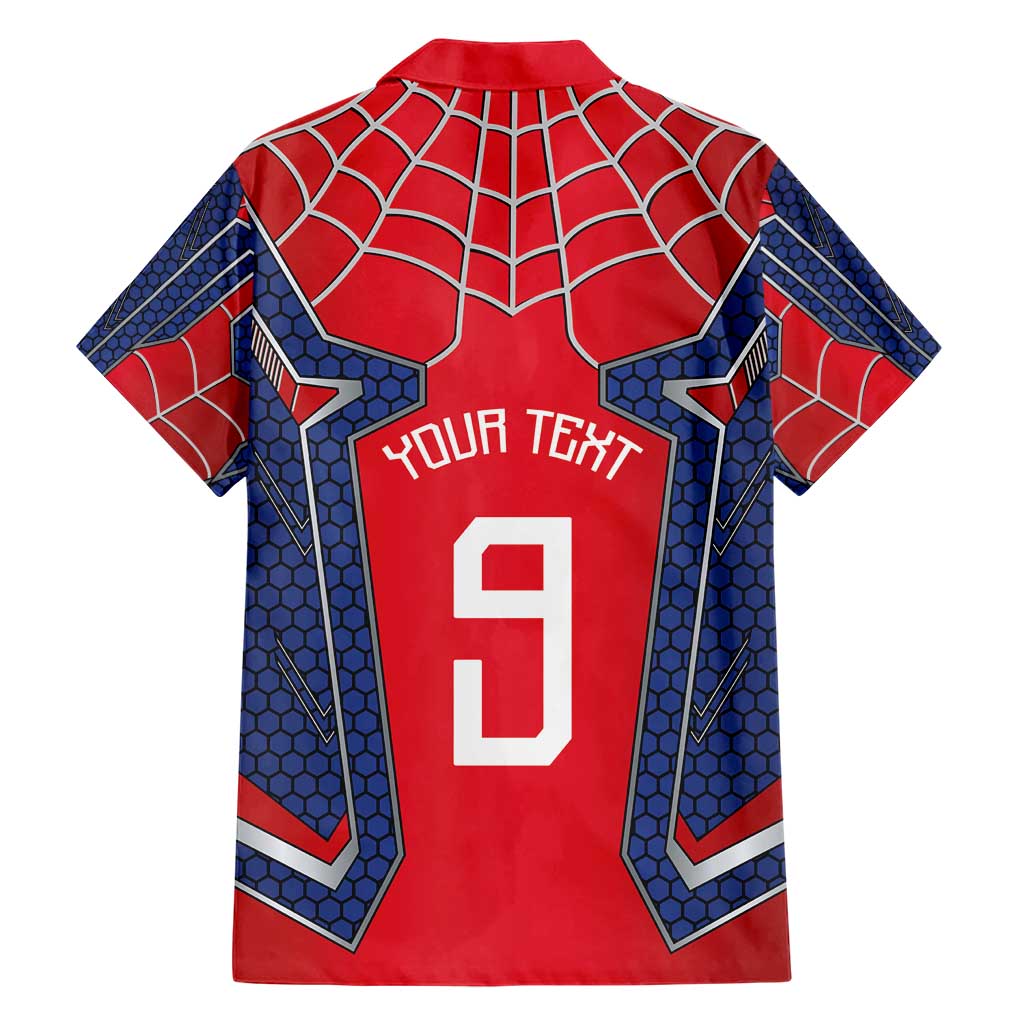 Custom Spider Hero Costume Hawaiian Shirt - Wonder Print Shop
