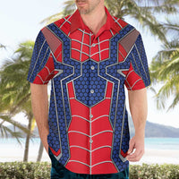 Custom Spider Hero Costume Hawaiian Shirt - Wonder Print Shop