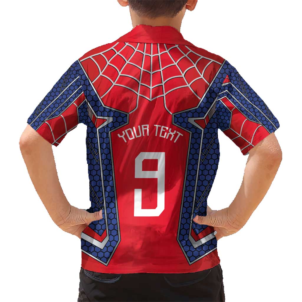 Custom Spider Hero Costume Hawaiian Shirt - Wonder Print Shop