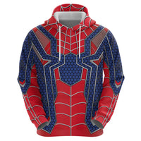 Custom Spider Hero Costume Hoodie - Wonder Print Shop