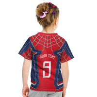 Custom Spider Hero Costume Kid T Shirt - Wonder Print Shop