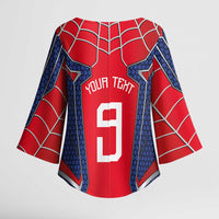 Custom Spider Hero Costume Kimono Sleeve Blouse - Wonder Print Shop