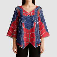 Custom Spider Hero Costume Kimono Sleeve Blouse - Wonder Print Shop