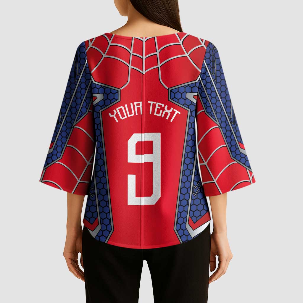 Custom Spider Hero Costume Kimono Sleeve Blouse - Wonder Print Shop