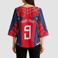 Custom Spider Hero Costume Kimono Sleeve Blouse - Wonder Print Shop