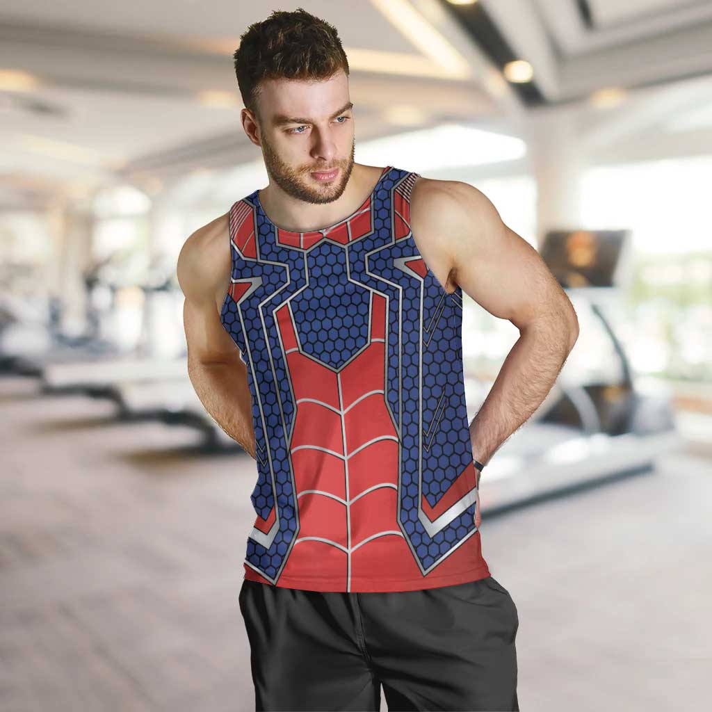 Custom Spider Hero Costume Men Tank Top - Wonder Print Shop