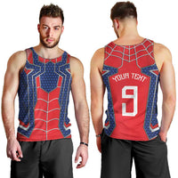 Custom Spider Hero Costume Men Tank Top - Wonder Print Shop