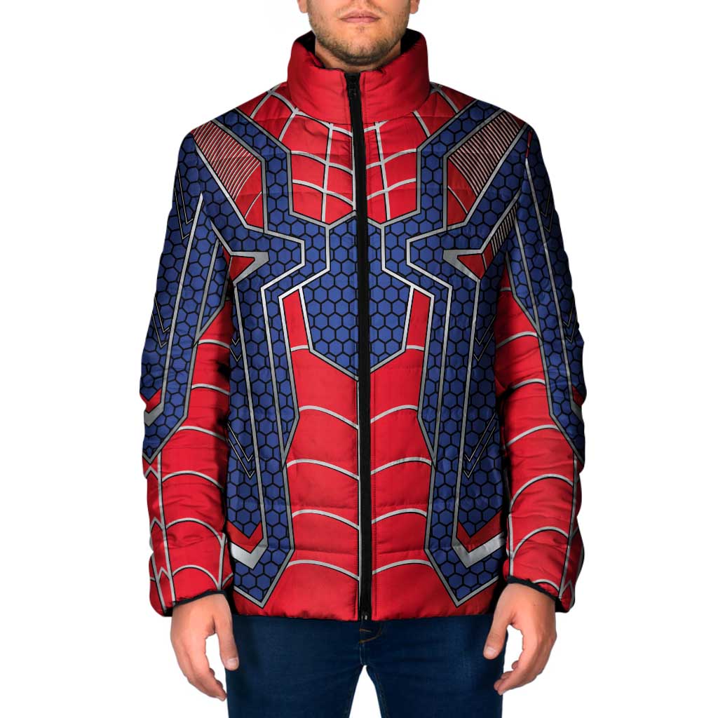 Custom Spider Hero Costume Padded Jacket - Wonder Print Shop