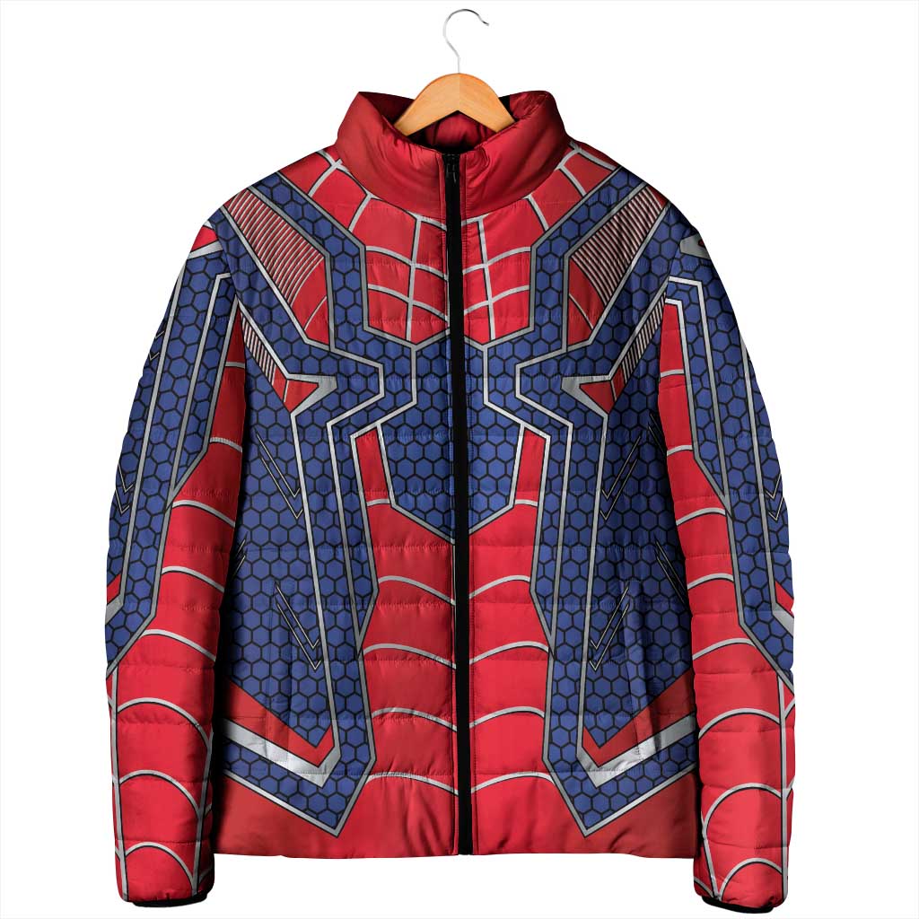 Custom Spider Hero Costume Padded Jacket - Wonder Print Shop