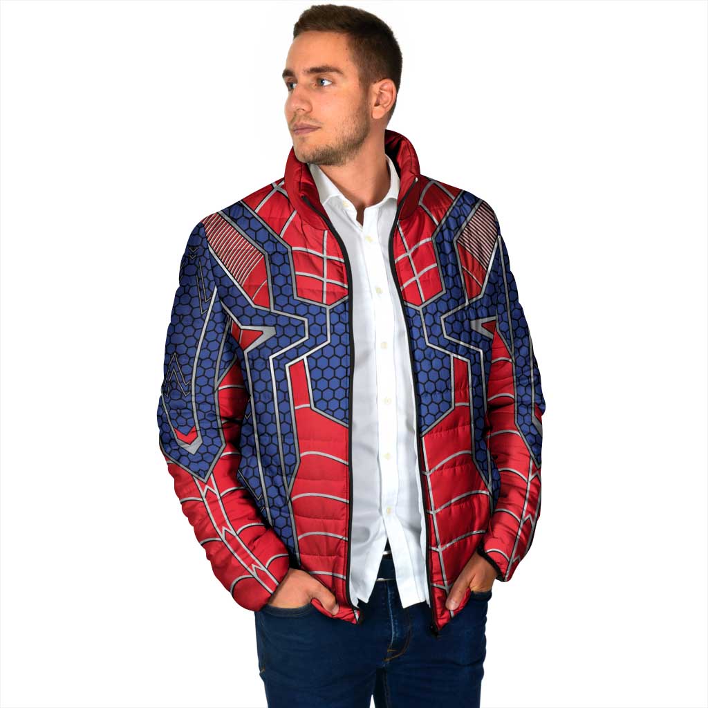 Custom Spider Hero Costume Padded Jacket - Wonder Print Shop