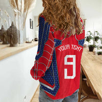 Custom Spider Hero Costume Women Casual Shirt - Wonder Print Shop