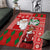 Australian Christmas Area Rug - Santa Koala Kangaroo and Holiday Cheer - Wonder Print Shop