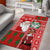 Australian Christmas Area Rug - Santa Koala Kangaroo and Holiday Cheer - Wonder Print Shop