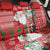 Australian Christmas Back Car Seat Cover - Santa Koala Kangaroo and Holiday Cheer - Wonder Print Shop