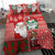 Australian Christmas Bedding Set - Santa Koala Kangaroo and Holiday Cheer - Wonder Print Shop