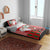 Australian Christmas Bedding Set - Santa Koala Kangaroo and Holiday Cheer - Wonder Print Shop