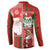 Australian Christmas Button Sweatshirt - Santa Koala Kangaroo and Holiday Cheer - Wonder Print Shop