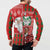Australian Christmas Button Sweatshirt - Santa Koala Kangaroo and Holiday Cheer - Wonder Print Shop