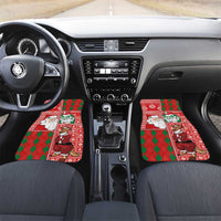 Australian Christmas Car Mats - Santa Koala Kangaroo and Holiday Cheer - Wonder Print Shop